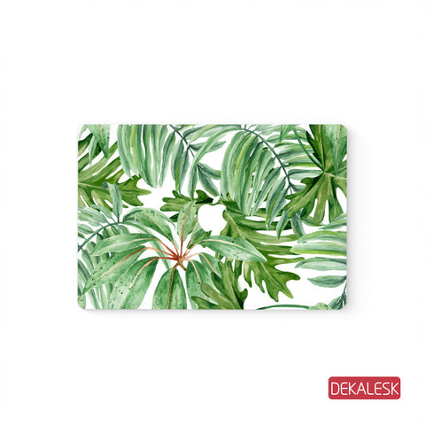 Leaf  - MacBook Pro Stickers Mac Top decal  Front Cover Skin - DEKALESK