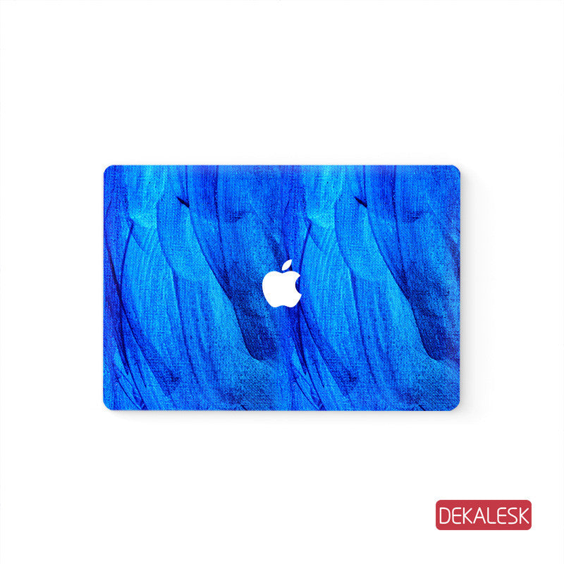 Blue - MacBook Pro Keyboard Stickers Top Skin Full Bottom Decal Protector - DEKALESK