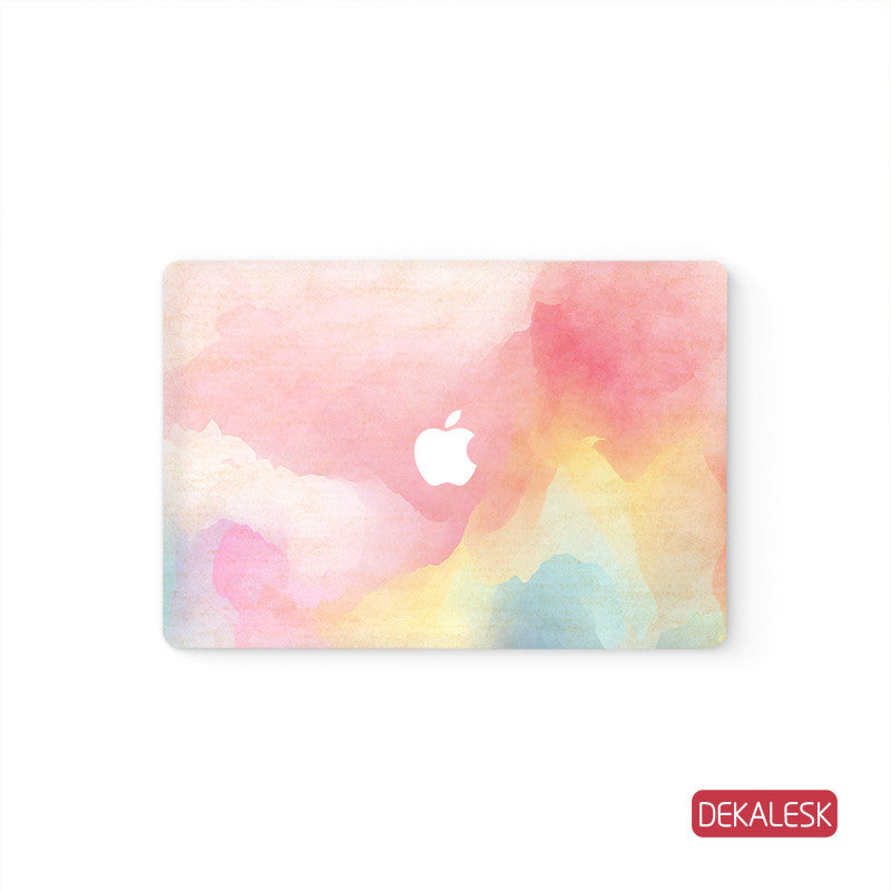 Pink Watercolor - MacBook Skin - DEKALESK