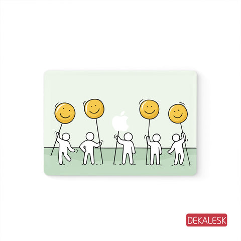 Smiles - MacBook Decal Stickers Skin - DEKALESK