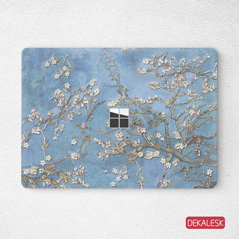 White Pear Flower- Surface Laptop Top Lid Skin - DEKALESK