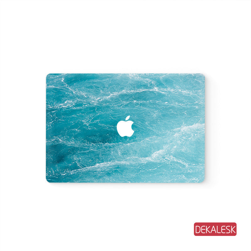 Green Marble - MacBook Air Stickers Mac Top decal  Front Cover Skin - DEKALESK