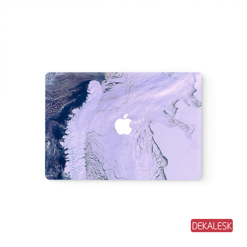 Purple - MacBook Pro Keyboard Stickers Top Skin Full Bottom Decal Protector - DEKALESK
