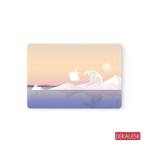 Blue Planet Bear - MacBook Decal Stickers Skin - DEKALESK