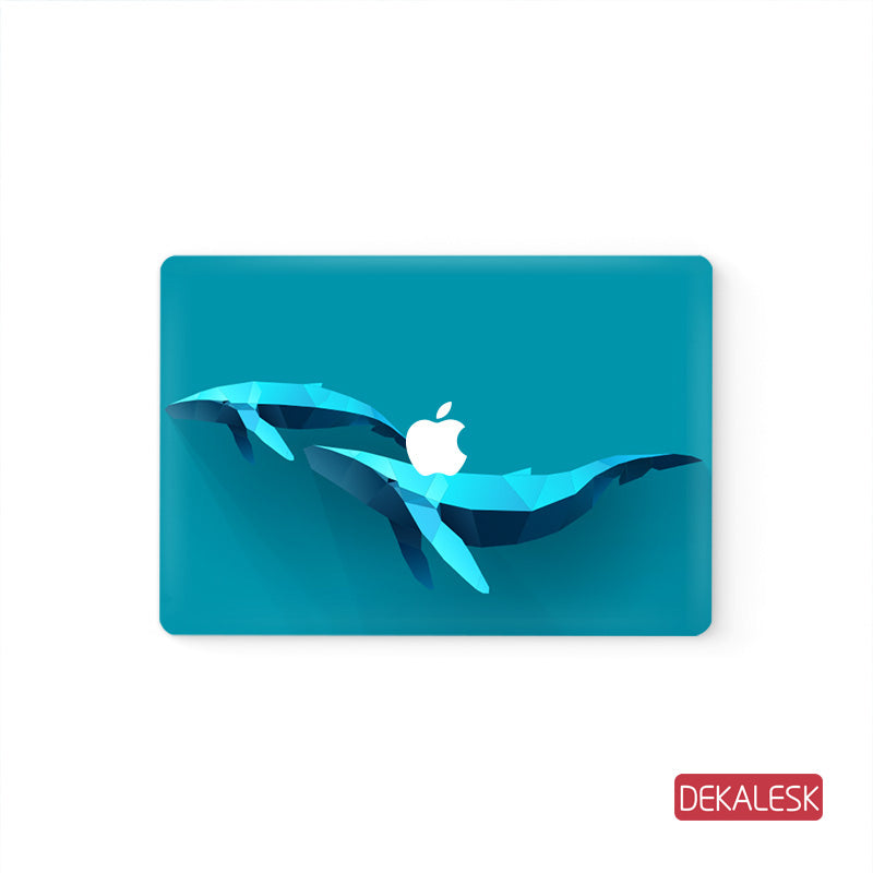 Blue Planet Whale - MacBook Decal Stickers Skin - DEKALESK