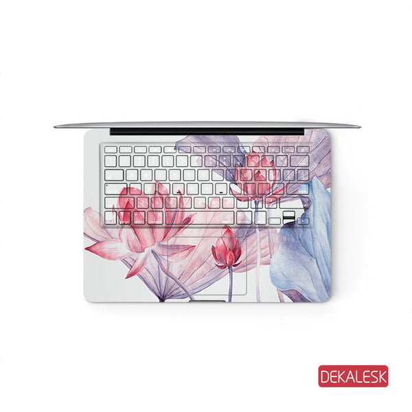 Summer - MacBook Pro Keyboard Stickers Top Skin Full Bottom Decal Protector - DEKALESK