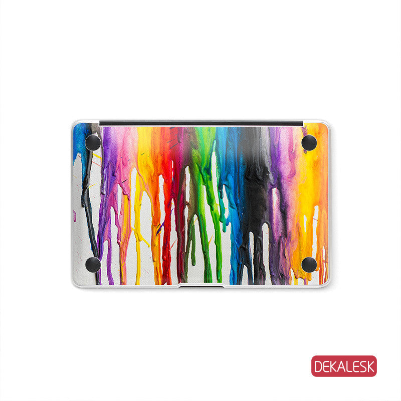 Melted Crayons - MacBook Bottom Skin - DEKALESK