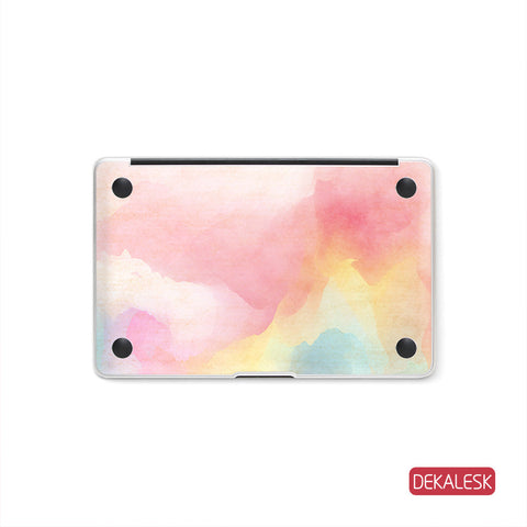 Pink Watercolor - MacBook Bottom Skin - DEKALESK