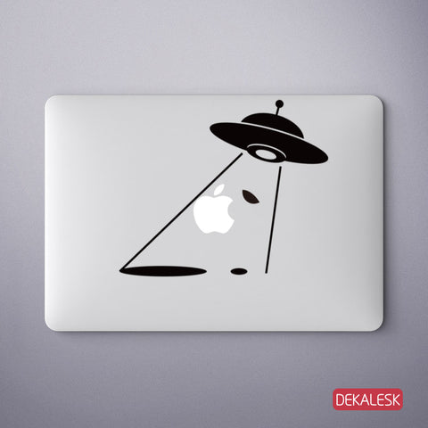UFO Light Beam - MacBook Decal - DEKALESK