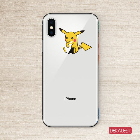 Pokemon- iPhone X/XR iPhone 8plus iPhone 6/7 Transparent Skin - DEKALESK