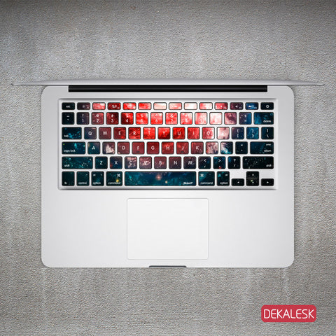 Rotating Universe - MacBook Keyboard Stickers - DEKALESK