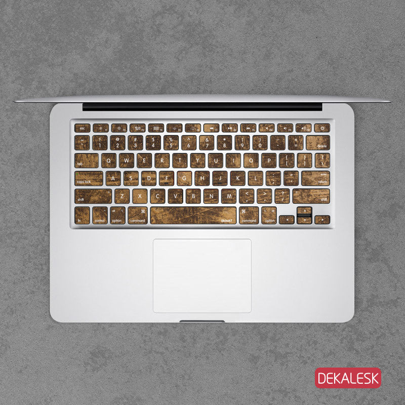 Copper - MacBook Keyboard Stickers - DEKALESK