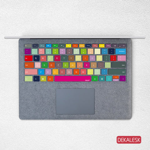 Colorful Blocks- Surface Laptop/surface Book/Surface Pro Keyboard Keys Skin - DEKALESK