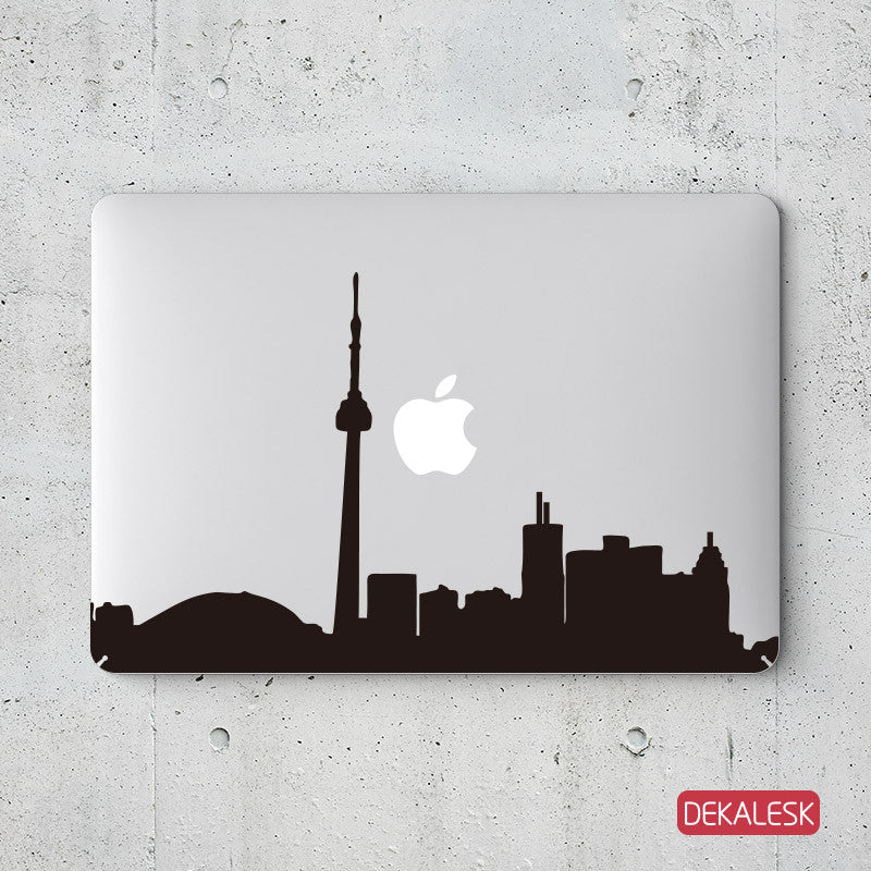 Toronto Skyline - MacBook Decal - DEKALESK