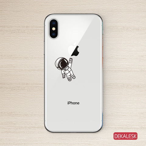 Space Man iPhone X Decal Sticker iPhone 6/6S Skin iPhone 7/ iPhone 7 Plus / iPhone 8/ iPhone 8 Plus - DEKALESK