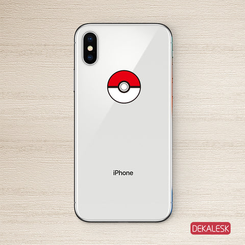 Red Ball iPhone X Decal Sticker iPhone 6/6S Skin iPhone 7/ iPhone 7 Plus / iPhone 8/ iPhone 8 Plus - DEKALESK