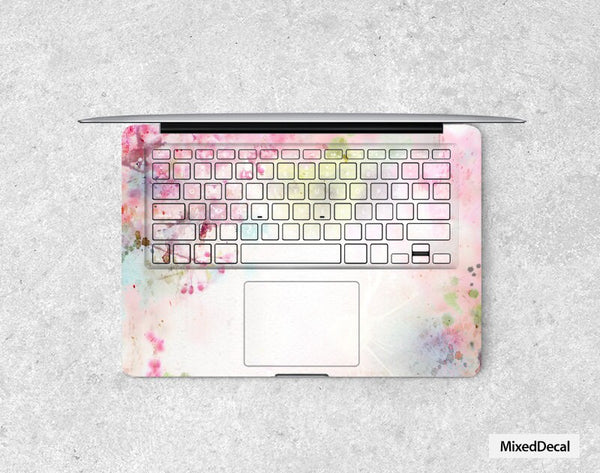 Pink Dye Keyboard MacBook Pro Touch 16 Skin MacBook Pro 13 Cover MacBook Air Protective Vinyl skin Anti Scratch Laptop Cover