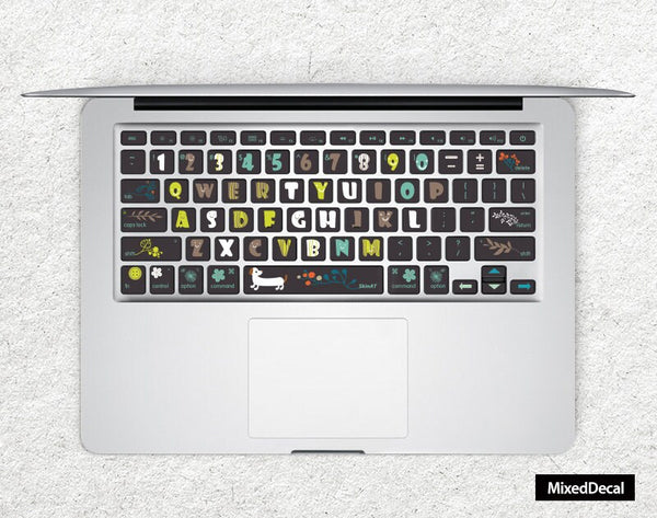 MacBook Keyboard stickers macbook air decal macbook pro decal vinyls macbook decals sticker Avery mac decals Apple Mac Decal