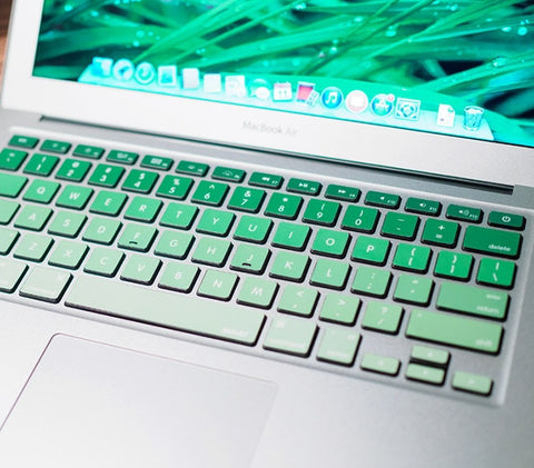 Green keyboard Stickers Laptop keyboard Cover MacBook keyboard Decal Vinyl MacBook kits MacBook Pro 16 Skin MacBook touch bar cover