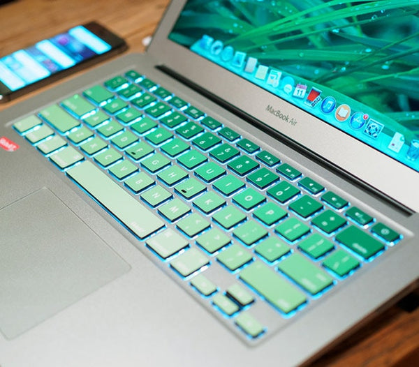 Green keyboard Stickers Laptop keyboard Cover MacBook keyboard Decal Vinyl MacBook kits MacBook Pro 16 Skin MacBook touch bar cover