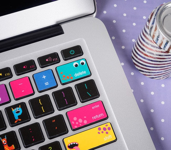MacBook keyboard Stickers Decal Vinyl Air  Laptop Skin Monest For Mac Pro 13 15 17