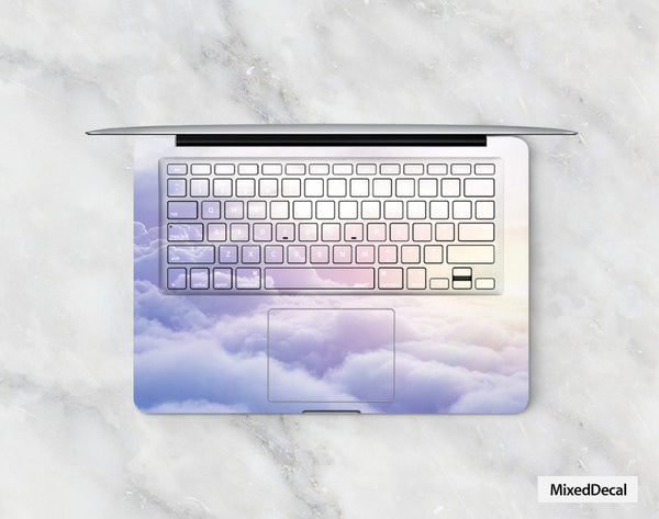 Purple Cloud Keyboard MacBook Pro Touch 16 Skin MacBook Pro 13 Cover MacBook Air Protective Vinyl skin Anti Scratch Laptop Cover