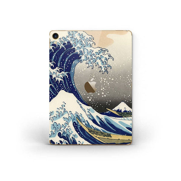 Great Wave off Kanagawa New iPad 8 Decal Apple iPad Mini 4 Cover iPad Pro 10.5 iPad Air 4 Back Skin