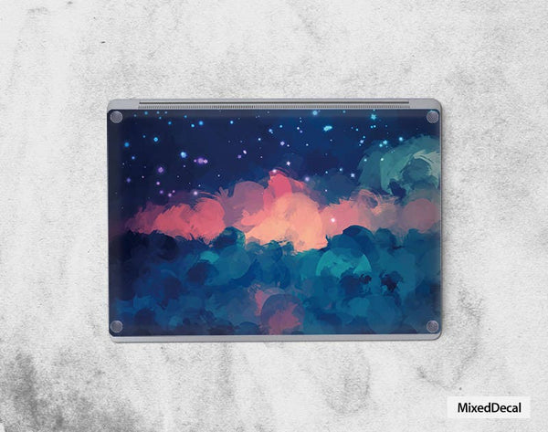 Microsoft Surface Laptop 3 Skin Top Sticker Red surface book Skin Red Cloud Bottom Decal 3M Protector Cover