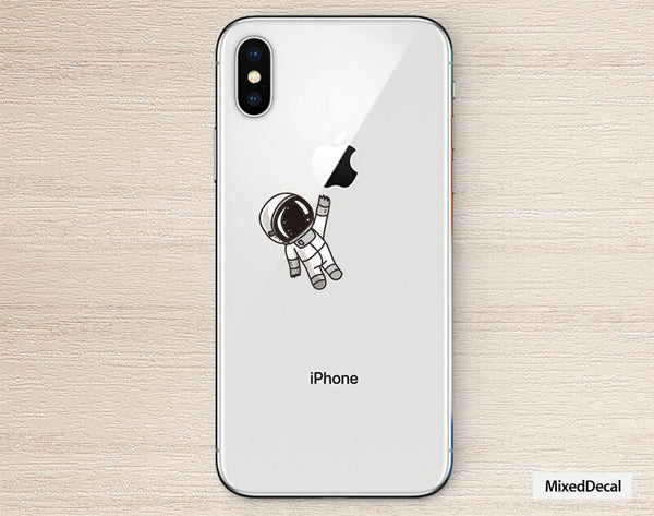 Astronaut iPhone 14 Pro Skin iPhone 13 Pro Max Cover iPhone 12 clear cover iPhone back vinyl cover