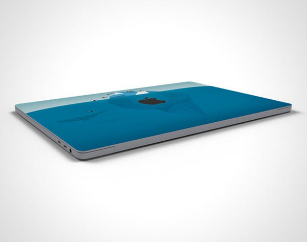 Blue Sea MacBook Pro Decal / MacBook Pro sticker / MacBook Air Skin / MacBook Top Skin / MacBook Keyboard Sticker