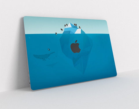 Blue Sea MacBook Pro Decal / MacBook Pro sticker / MacBook Air Skin / MacBook Top Skin / MacBook Keyboard Sticker