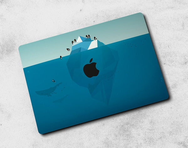 Blue Sea MacBook Pro Decal / MacBook Pro sticker / MacBook Air Skin / MacBook Top Skin / MacBook Keyboard Sticker