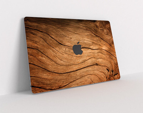 Robust Tree Wood MacBook Decal, MacBook Air/Pro Protection, MacBook Decal with Rich Tree Wood Design, Tree Wood Texture MacBook Skin