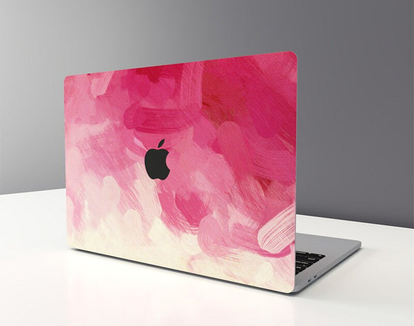 Watercolor Pink Laptop Decal MacBook Air Sticker Pro Skin Computer vinyl cut stickers cover