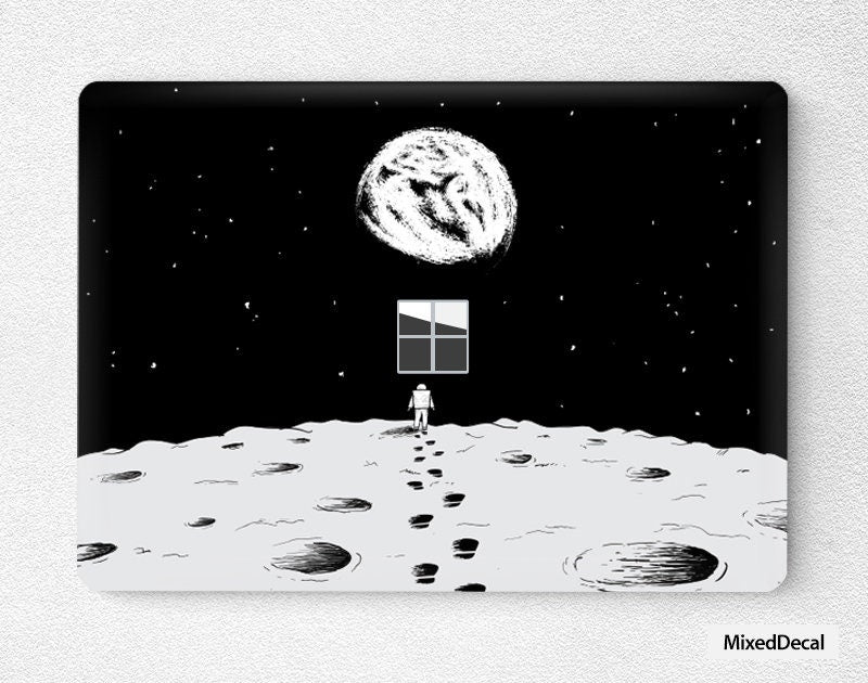New Microsoft Surface Laptop Sticker Moon Walk Top Surface Skin  Bottom Surface Book Skin Decal Protector Cover