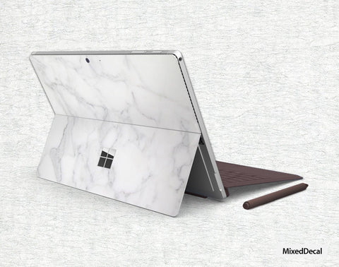 Surface Go White Marble Top Cover Sticker Surface Decal Protection Skin Surface Pro Tablet skin decal Surface Go 2 Skin