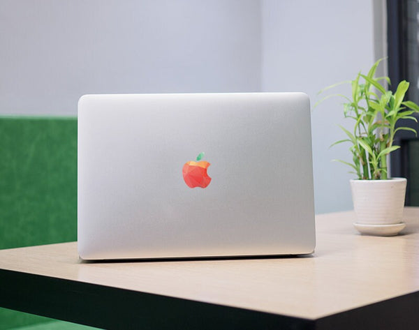 Rainbow Logo macbook sticker cover apple logo /macbook Retro  logo decal /macbook pro decal sticker/ MacBook Air Stickers