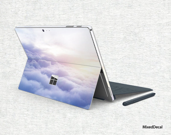 Surface Pro X Surface Pro 7 Skin New Surface Pro sticker Cloud  Microsoft Surface back cover skin Tablet decal