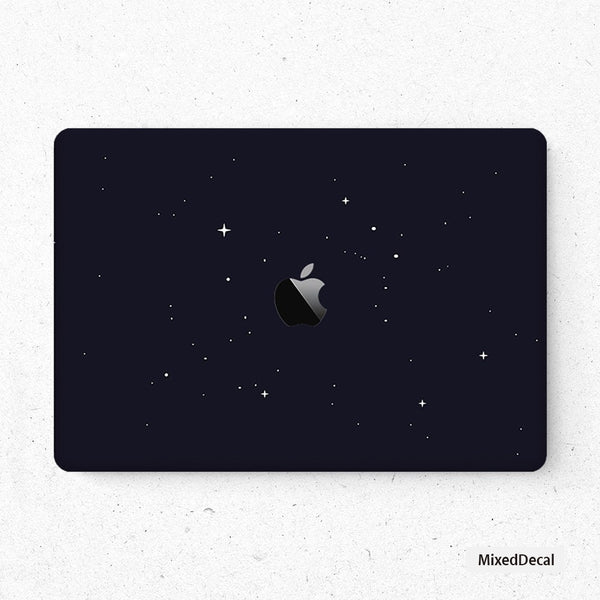 Black Stars MacBook Pro Touch 16 Skin MacBook Air Cover MacBook Retina 12 Protective Vinyl skin Anti Scratch Laptop Cover