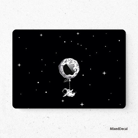 MacBook Air 13 Decal MacBook Pro Skin MacBook Space Balloon Retina 13 Sticker Mac Vinyl Decal Mac air 13 2018 Protector Pro 15 Skin