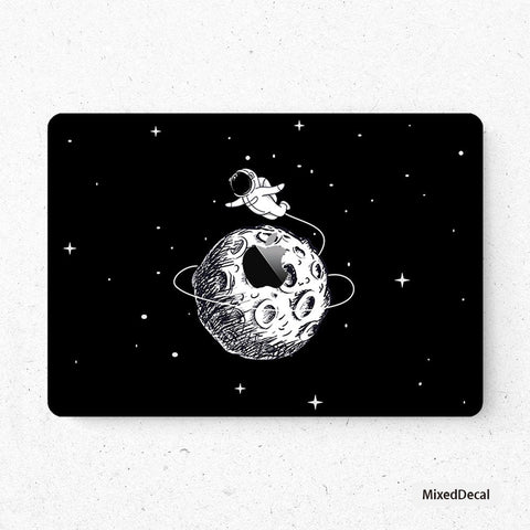 Astronaut MacBook Pro Touch 16 Skin MacBook Air Cover MacBook Retina 12 Protective Vinyl skin Anti Scratch Laptop Top and Bottom Cover