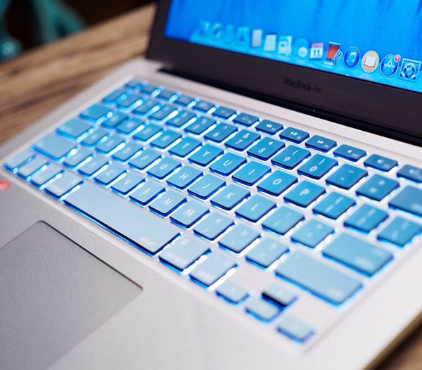 Blue MacBook keyboard keys Skin MacBook keys stickers MacBook Air 13 kits MacBook Pro 16 decal MacBook Pro 15 Keyboard Cover