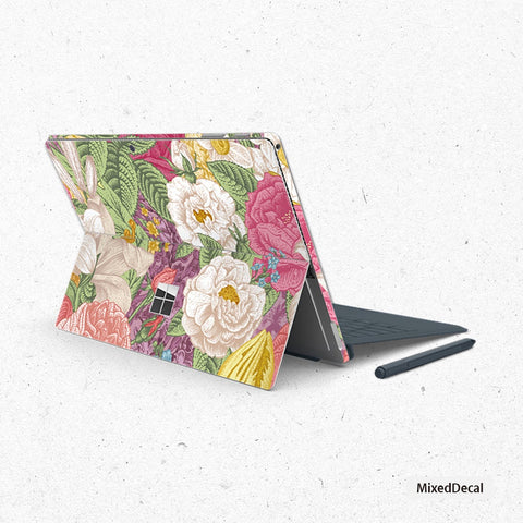 Surface Pro 7 Skin Surface Pro 6 Microsoft Surface Pro back cover  Spring Flower skin Tablet decal Surface Pro 4 Decal Surface Sticker