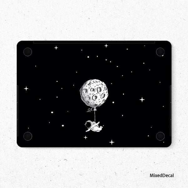 MacBook Air 13 Decal MacBook Pro Skin MacBook Space Balloon Retina 13 Sticker Mac Vinyl Decal Mac air 13 2018 Protector Pro 15 Skin