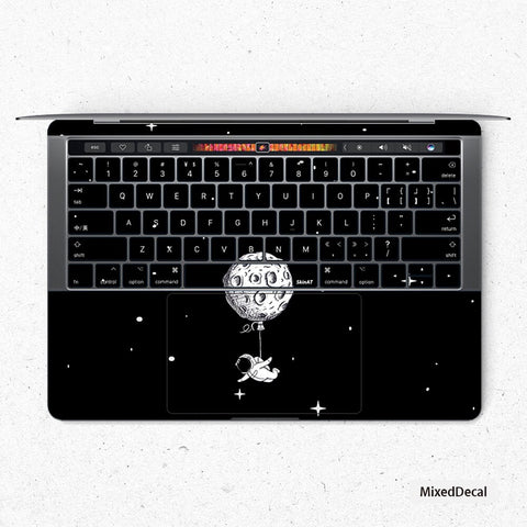 MacBook Pro Retina Keyboard Decal sticker Space Balloon Mac Air Skin For Apple11 13 15 17 Mac air 13 2018  (Choose different version)