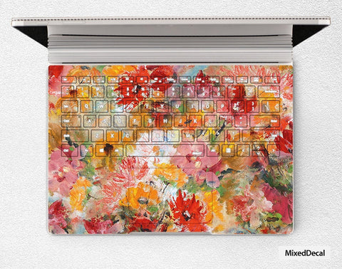 Microsoft SurfaceBook 2 Spring Garden Laptop Skin Keyboard Sticker 13in Core i5 Decal Protector Cover