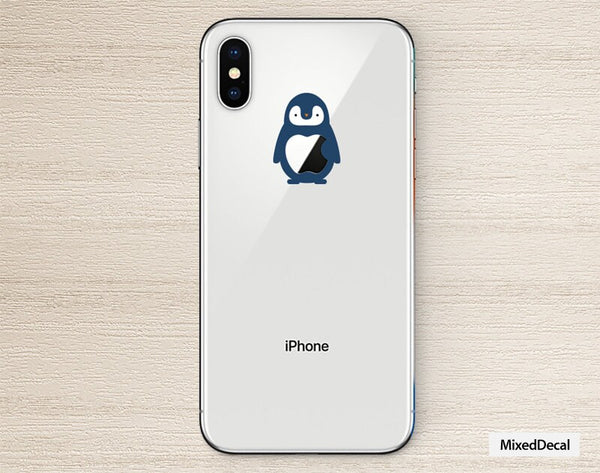 Penguin iPhone 14 Pro Skin iPhone 12 Pro Max Cover iPhone 12 Back Decal iPhone clear Stickers iPhone clear vinyl cover