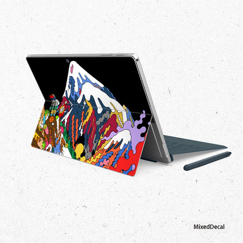 Surface Pro X Surface Pro 7 Skin Microsoft Surface Pro 6 Sticker Flower New Surface Pro back cover Decal Tablet Skin