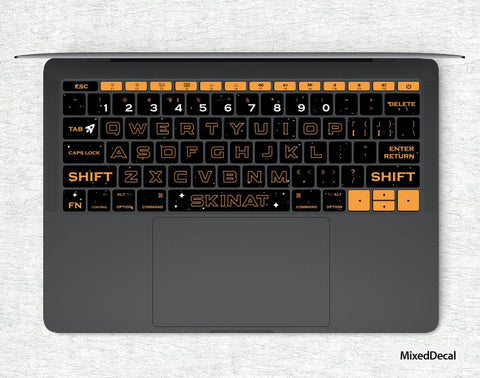 Sunship Stickers Laptop keyboard Cover Vinyl MacBook keyboard Decal Air Skin kits MacBook Pro 15 Skin Decals Mac Air 13 2018