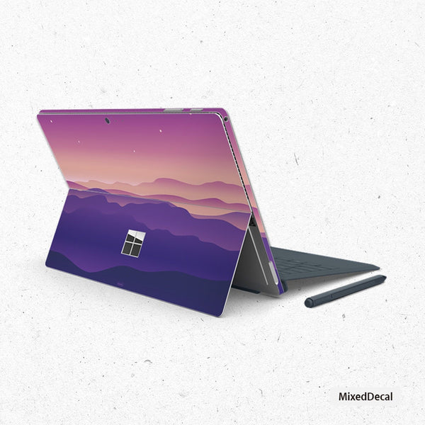 Surface Pro X Surface Pro 7 Skin Microsoft Surface Pro 6 Sticker New Surface Pro back cover skin Sunset Tablet decal